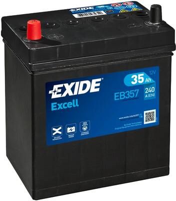 Стартерная аккумуляторная батарея EXIDE EB357 для NISSAN PIXO