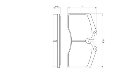 SET PLACUTE FRANA FRANA DISC BOSCH 0986424119