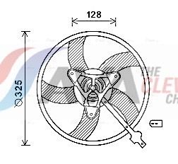 VENTILATOR RADIATOR AVA Clever Choice SA7024