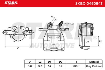 спирачен апарат STARK SKBC-0460843
