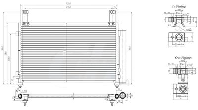 PowerMax 7110262 Радиатор кондиционера  для CHEVROLET  (Шевроле Спарk)