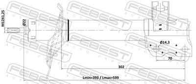 Shock Absorber 02110-005RR