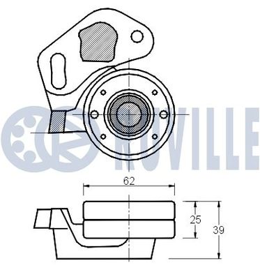 ROLA INTINZATOR CUREA DISTRIBUTIE RUVILLE 540089 1