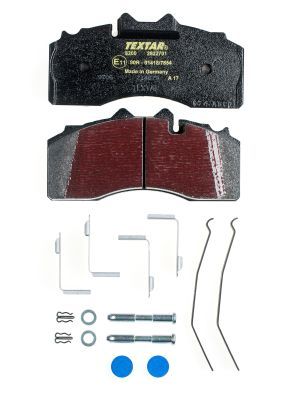 Remblokken set Achter BPW TSB 3709