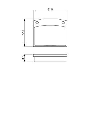 BREMSBELAGSATZ SCHEIBENBREMSE