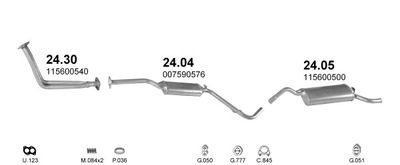 SISTEM DE ESAPAMENT POLMO POLMO00951