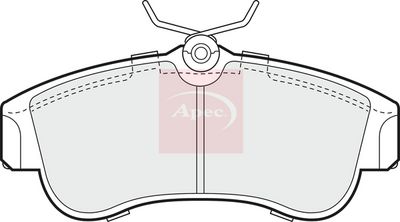 APEC Brake Pad Set, disc brake PAD692