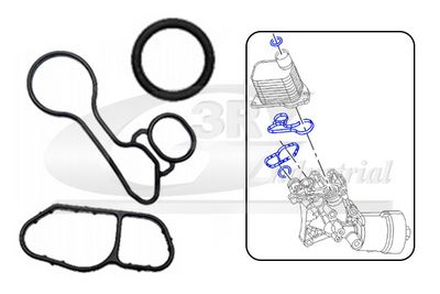 SET GARNITURI RADIATOR ULEI