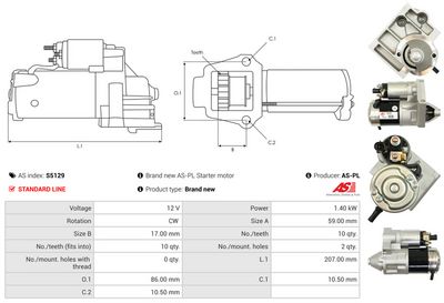 STARTER AS-PL S5129 4