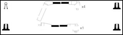 Комплект проводов зажигания LEMARK HOES694 для MITSUBISHI PAJERO