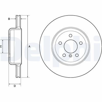 DISC FRANA DELPHI BG9130C