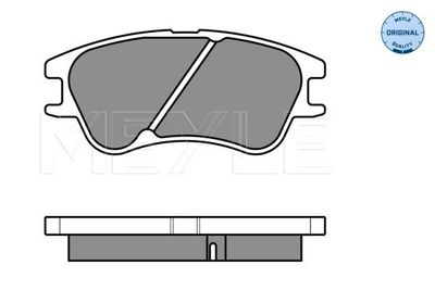 Комплект тормозных колодок, дисковый тормоз MEYLE 025 242 7713/W для HYUNDAI ATOS