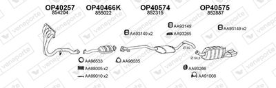 SISTEM DE ESAPAMENT VENEPORTE 400166