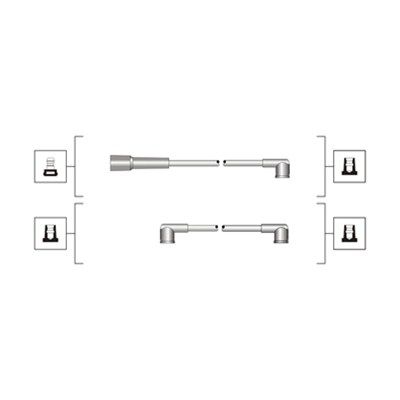 Комплект проводов зажигания MAGNETI MARELLI 941319170088 для LADA SAMARA