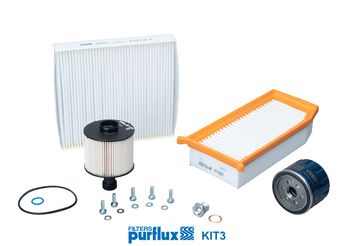 SET FILTRE PURFLUX KIT3