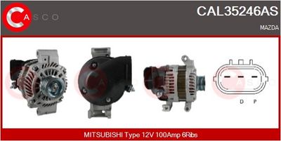GENERATOR / ALTERNATOR CASCO CAL35246AS