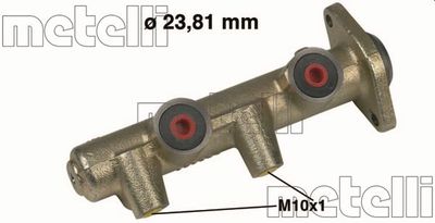 Главный тормозной цилиндр METELLI 05-0169 для FORD TRANSIT