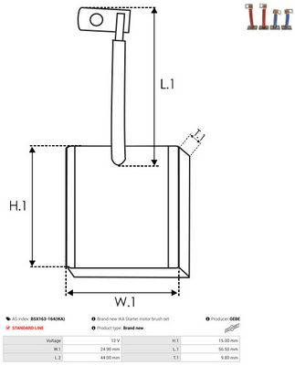 PERIE ELECTROMOTOR AS-PL BSX163164IKA 1