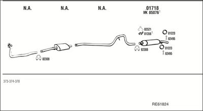 SISTEM DE ESAPAMENT WALKER RE61824