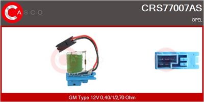 REZISTOR VENTILATOR HABITACLU CASCO CRS77007AS