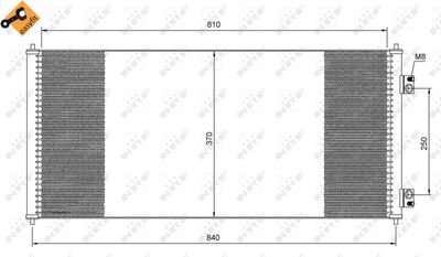 Kondensor, klimatanläggning NRF 35651