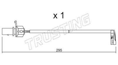 SENZOR DE AVERTIZARE UZURA PLACUTE DE FRANA