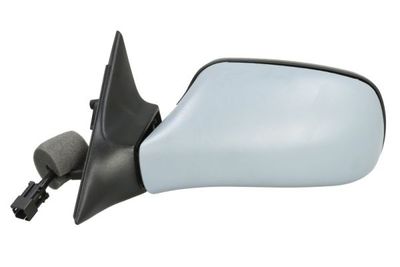 Zijspiegel Links (elektrisch, asferisch, met verwarming, under-coated) past: OPEL ASTRA F 09.91-12.02