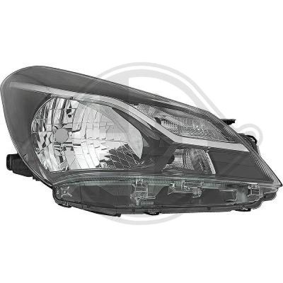 DIEDERICHS 6607382 Основная фара  для TOYOTA YARIS (Тойота Ярис)