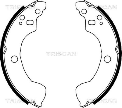 Комплект тормозных колодок TRISCAN 8100 14004 для NISSAN ALMERA