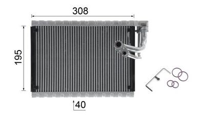 EVAPORATOR AER CONDITIONAT MAHLE AE89000P 11