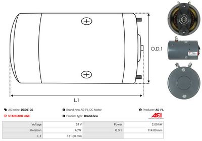 MOTOR ELECTRIC AS-PL DC9010S 3