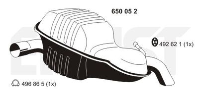 ERNST Einddemper (650052)