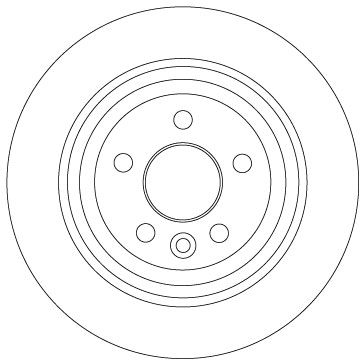 Brake disc Achter Links/Rechts past: LAND ROVER FREELANDER 2 2.0/2.2D/3.2 10.06-10.14