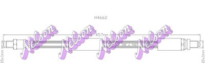 спирачен маркуч KAWE H4662