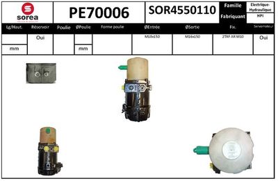 HYDRAULIKPUMPE LENKUNG SNRA PE70006