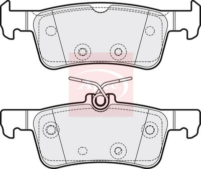 APEC Brake Pad Set, disc brake PAD2204