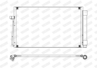 KONDENSATOR KLIMAANLAGE WALKER WCD00161 7