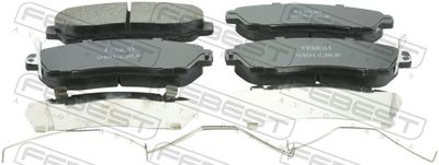 Комплект тормозных колодок, дисковый тормоз FEBEST 0301-CRVF для ACURA RDX