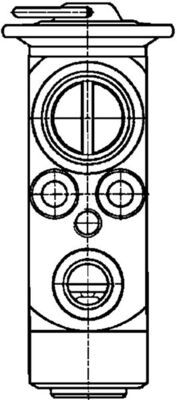SUPAPA EXPANSIUNE CLIMA MAHLE AVE57000P 1
