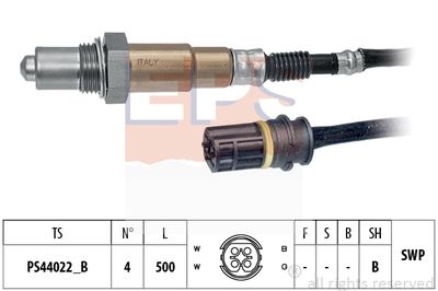 Лямбда-зонд EPS 1.998.286 для CHRYSLER CROSSFIRE
