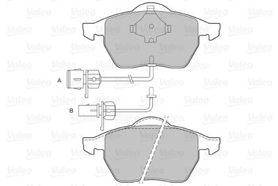 Brake Pad Set, disc brake 598489