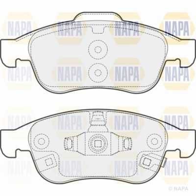 Brake Pad Set NAPA NBP1782