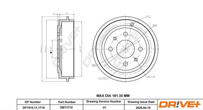 BREMSTROMMEL DR!VE+ DP1010111710 2