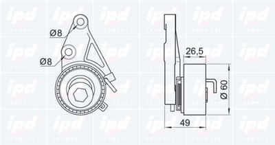 ROLA INTINZATOR CUREA DISTRIBUTIE IPD 140770 1