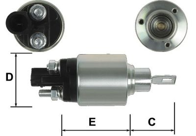 Elektromagnetický spínač, startér GM E9144