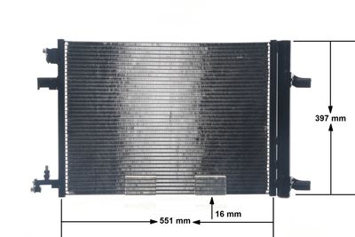 CONDENSATOR CLIMATIZARE MAHLE AC636000S 12
