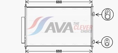 CONDENSATOR CLIMATIZARE AVA Clever Choice HD5317D