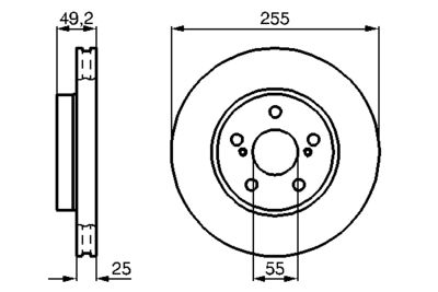 DISC FRANA BOSCH 0986478584 4