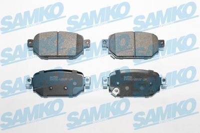 Комплект тормозных колодок, дисковый тормоз SAMKO 5SP2137 для MAZDA CX-3