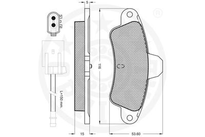 Brake Pad Set, disc brake 9840